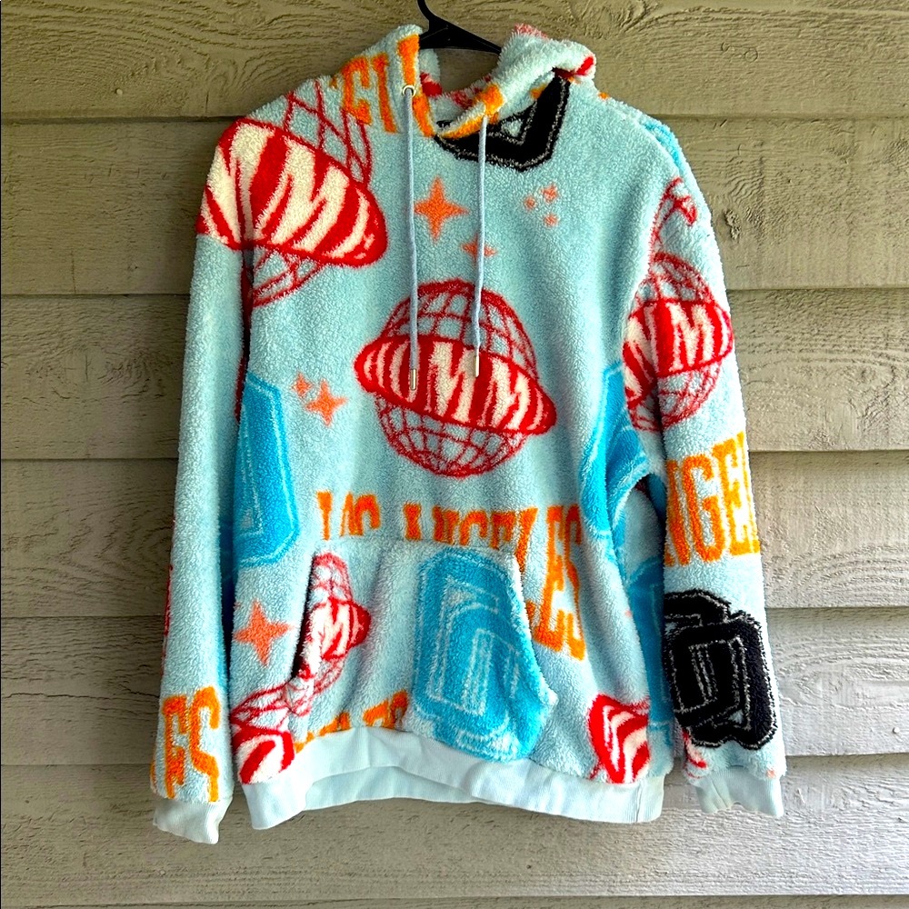 Oversized  Varsity Graphic Hoodie